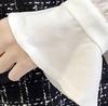 Check Tweed Ribbon Mini Dress Size [Nshop] (White, S)