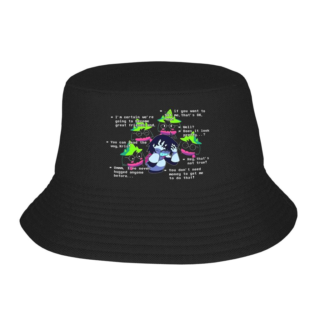 Ralsei Deltarune Sprite Art Bucket Hat for Teen Beach Floppy Hat Unique Design for Fishing FisherUnisex Caps Irish Country Hat
