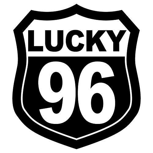 nc-smile Number Sticker Type A Black L Size Lucky Number large