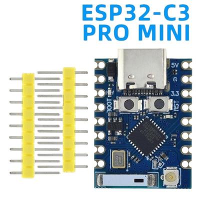 ESP32C3 PRO MINI 1 Set Development Board with ESP32C3FH4 Chip Advanced WiFi Module for Robotics Learning and Experiment Kits