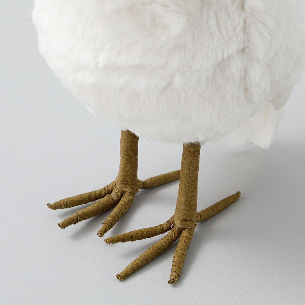 NITORI Owl 2117300016186 Ornament, White, n4RC,