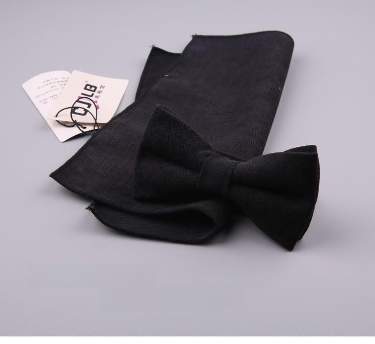 Cotton Bow Tie Set For Men Women Elegant Formal Accessories Gift For Adults