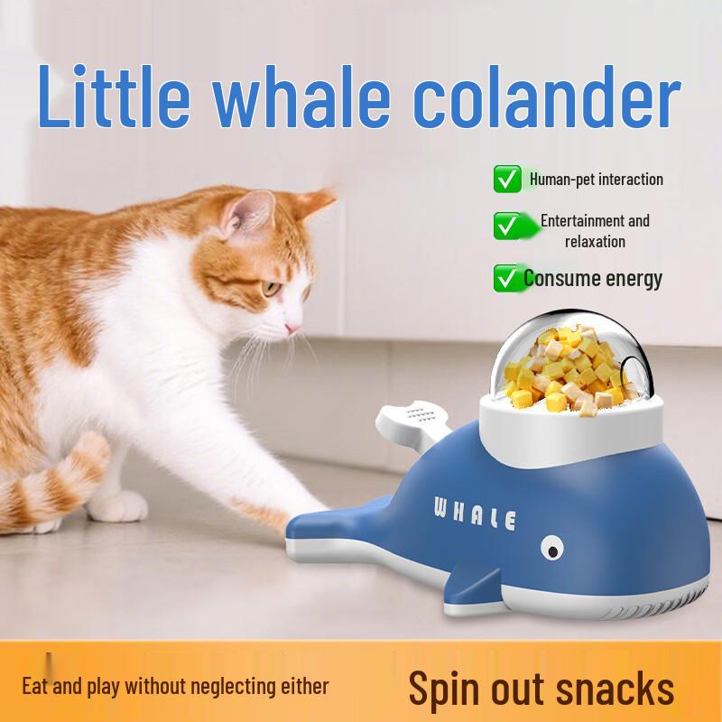 HOUYA Small Whale Dog Puzzle Feeder Toy