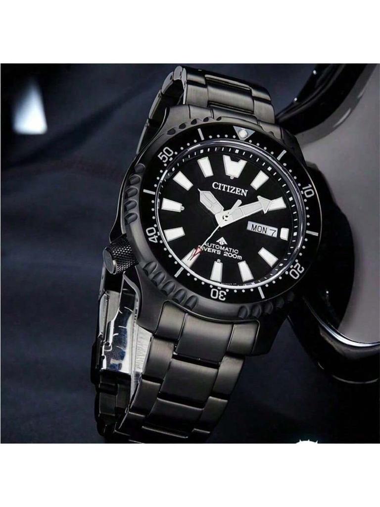stylish Citizen automatic watch, featuring displays, trendsetting accessory. Blending fashionable outdoor avant-garde waterproof as watch NY0135