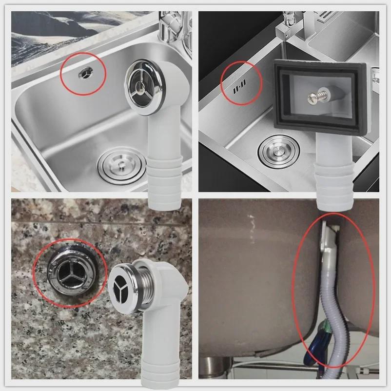 Accesoriu de preaplin pătrat pentru chiuvete de bucătărie și legume