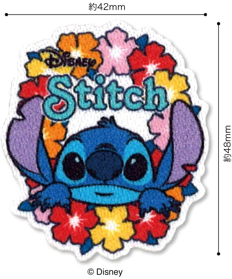 Pioneer Disney Stitch Patch Height Dual Use Adhesive 4.8cm Sticker/Iron MY4501-MY507