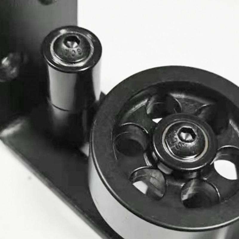 2set Sliding Barn Door Bottom Adjustable Floor Guide Wall Mounted Stay Roller Guides Barn Door Hardware Easy To Install