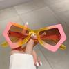 Butterfly Cat Eye Sunglasses  New in Fashion Candy Color Gradient Women Shades Stylish Original Brand Design Eyewear