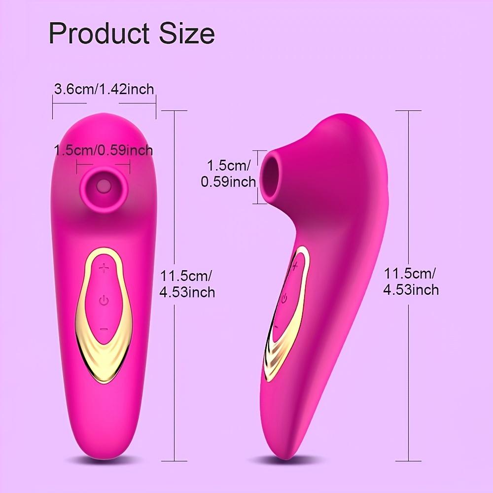 1pc Suction Vibrator - Enhance Your Intimate Experience With Special Suction & Licking For Couples!