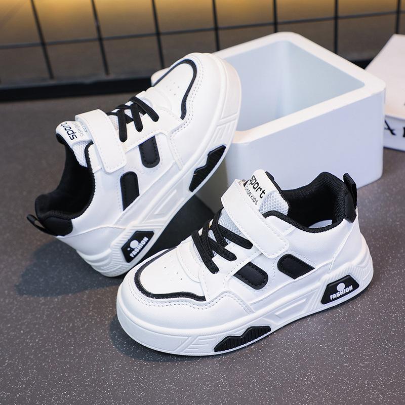 

Обувь для девочек 2025 осень новая детская обувь для скейтборда нескользящая дышащая осенняя спортивная обувь для девочек среднего и старшего возраста повседневная 31 чёрный