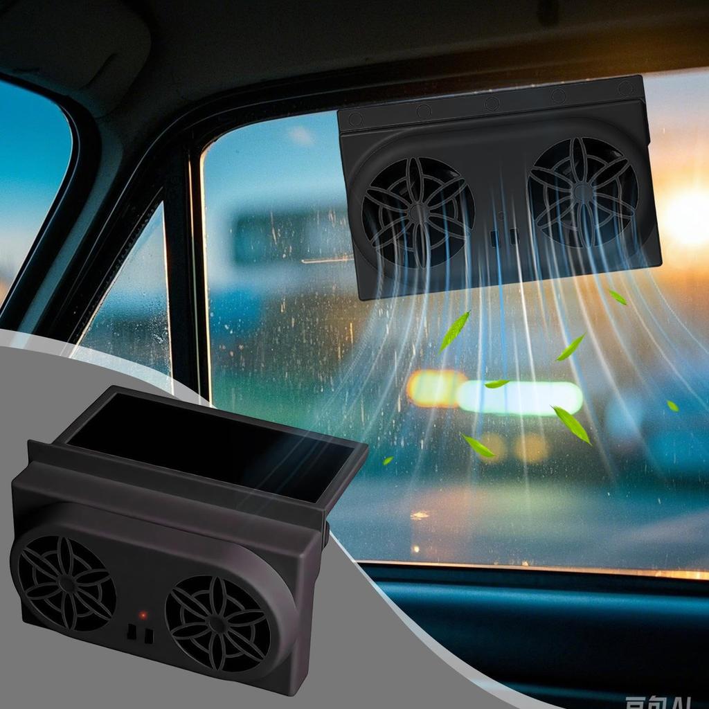Car Ventilation Fan, Solar & USB Powered, Car Fan, Car Ventilation, Car Ventilation, Solar