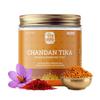 CHITRASHILA® Chandan Tika für Puja Reines Kesar mit Kumkum & Kampfer