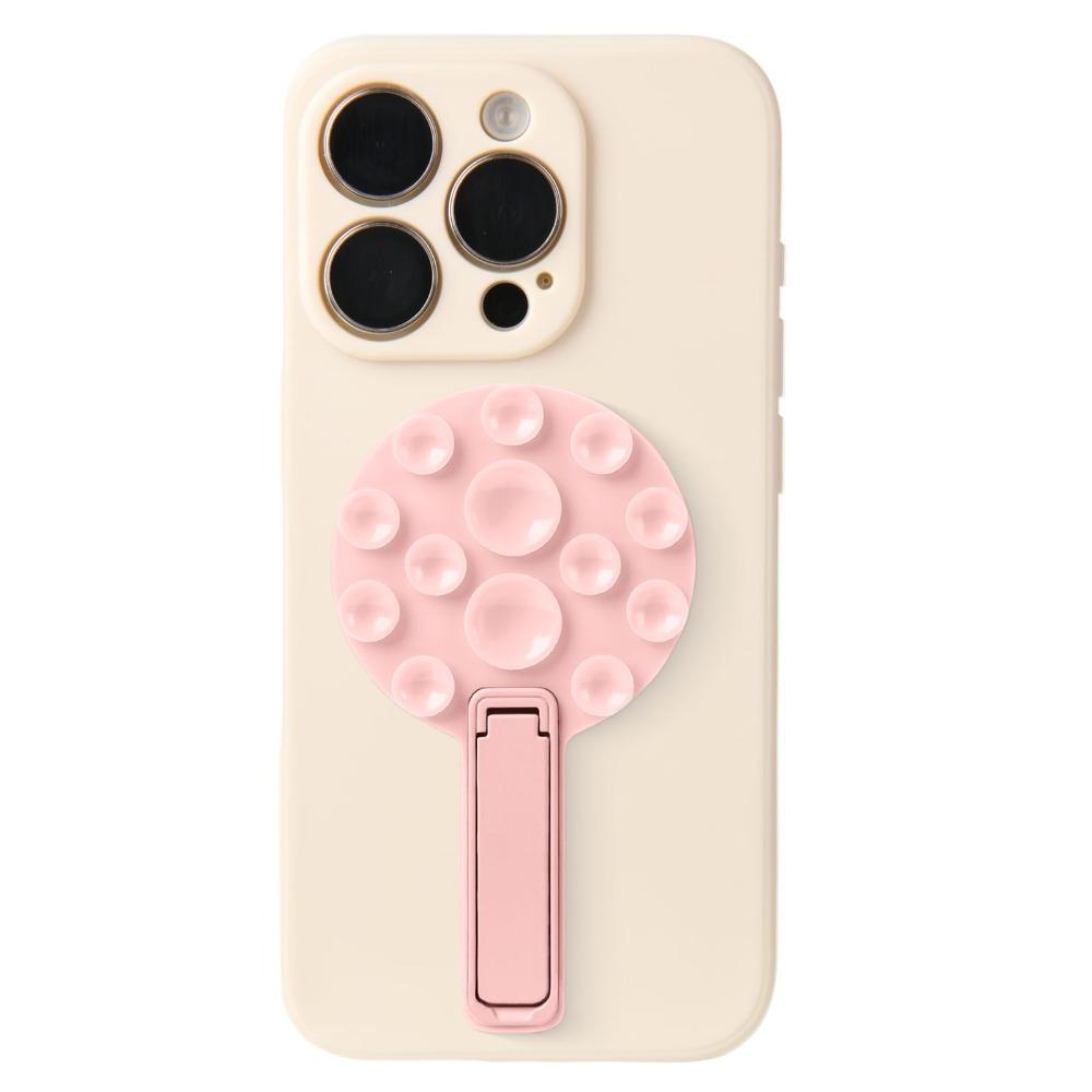 2 in 1 Phone Holder Silicone Mobile Phone Stand Universal Suction Cup Phone Mount