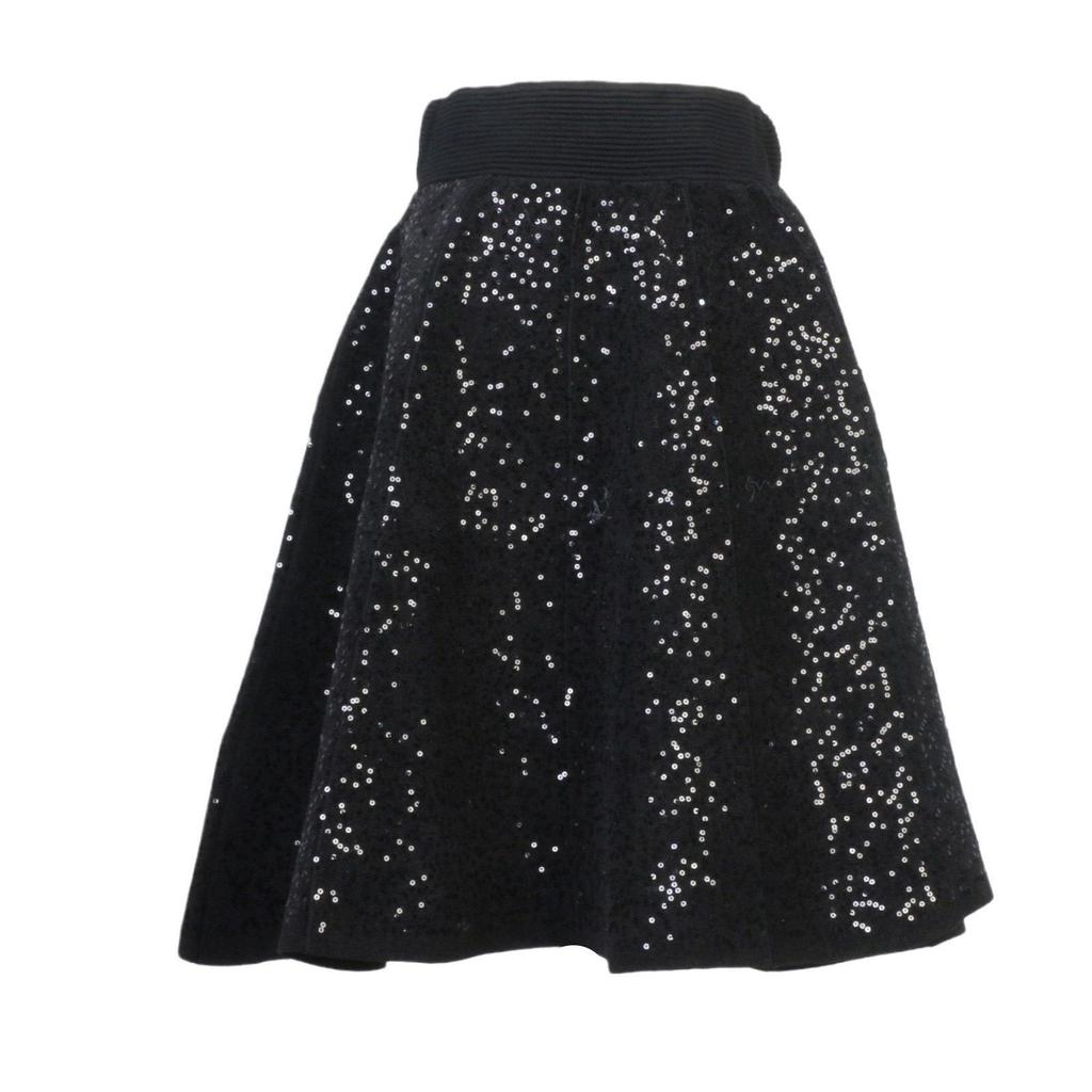 French S-Style Sequin Knit Cardigan & Midi Skirt Set – Autumn/Winter Collection