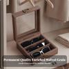 Jewelry Organizer Box with Transparent Lid Dust-Resistant for Dresser, Bedroom