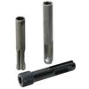 3PC Two Pits Two Slots SDS Internal Hexagonal Extension Sleeve Electric Hammer Impact Drill Bit Conversion Joint Tool Set