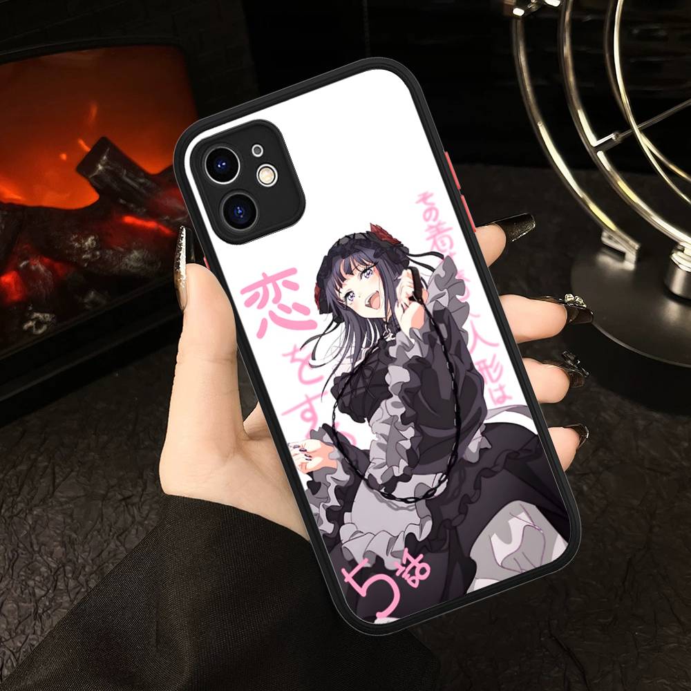 My Dress Up Darling For IPhone 11 12 13 14 15 16 Pro Max Plus X XS MAX Back Cover Matte Phone Case