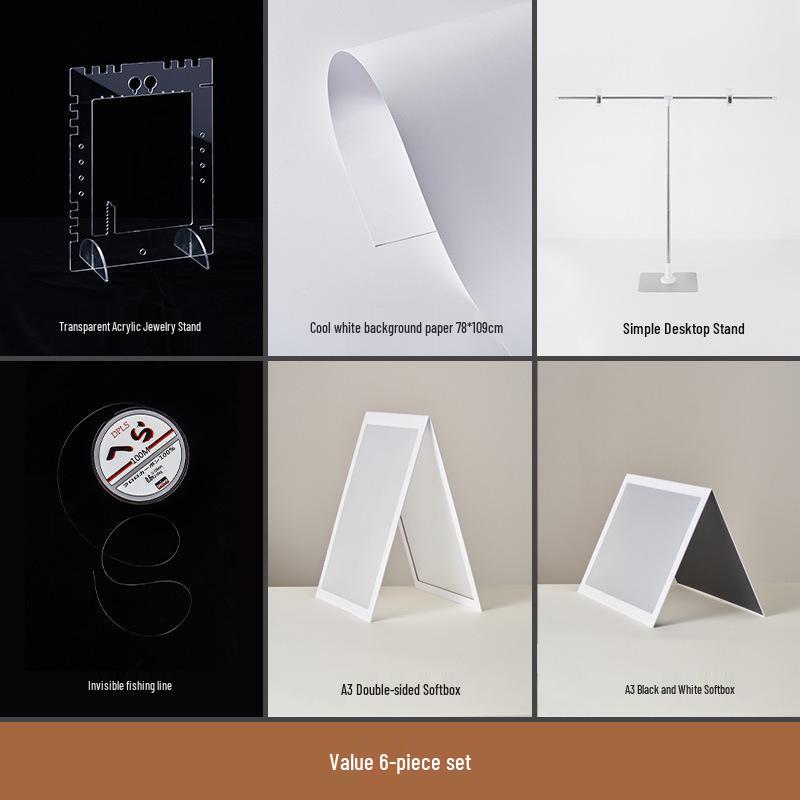 Acrylic Jewelry Display Stand for Photography and Storage