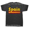 Funny Spain Heartbeat Flag T Shirts Summer Style Graphic Cotton Streetwear Short Sleeve Birthday Gifts T-shirt Clothing