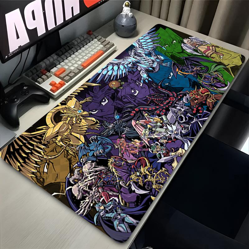 Large Mousepad Xxl Gamer Playmat Yugioh Dark Magician Girl Mouse Pad Nonslip Mat Office Desk Mat Computer Accessories Mats