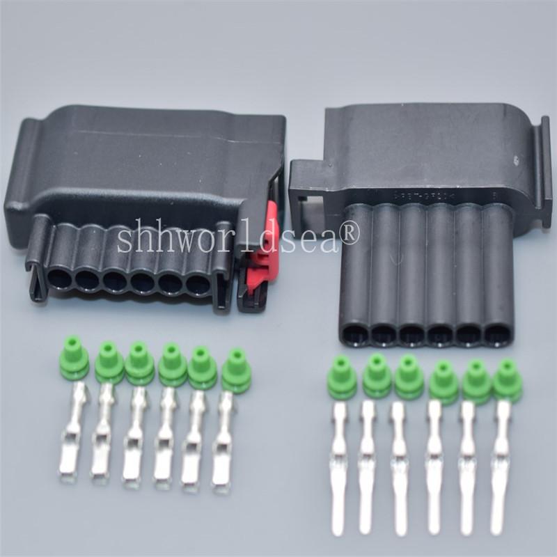 1Sets 6 Pin 4M51-9F836-BK Auto Accelerator Pedal Car Connector For Volvo For  Ford 1.6TDCI Accelerator Throttle Car 4M5T-14A464