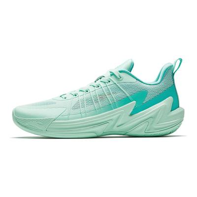 Rutschfest Abriebfest Niedrig geschnittene Basketballschuhe Herren Grün 912621604-2