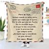 Spanish To My Daughter Son Blanket Soft Flannel Blanket for Sofa Bed Cover Express Love Message Blanket Birthday Christmas Gift
