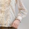 Mokana Women's Sweet Elegant Floral Long-Sleeve Blouse