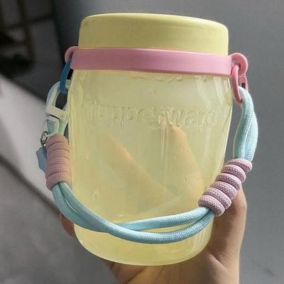 1 st Silikon Vattenflaska Sling Bärrem Hållare Rem Vattenflaska Handtagsrem Passar För De Flesta 8-40 oz Flaskor Kopp Tillbehör