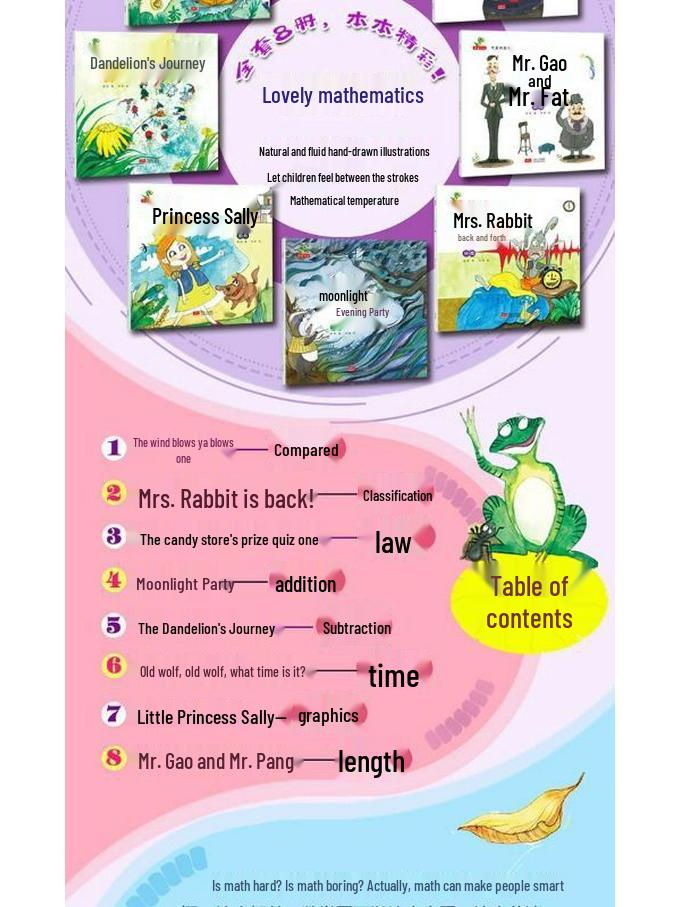 Lovely Maths & Physics: 16-Volume Picture Book for Kindergarten