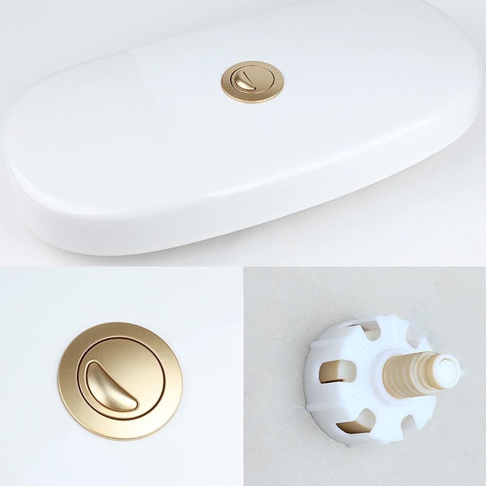 Aesthetic Gold Toilet Flush Knob Featuring Robust Construction and Design