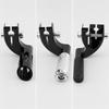 Motorcycle Move Lever with Split Clamp Bracket Black Foot Pedal Gear Custom Rear