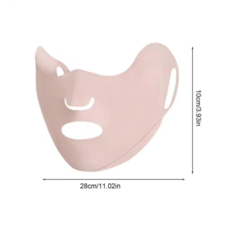 Summer Women Sunscreen Mask Summer UV Protection Cycling Face Cover Ice Silk breathable 3D UV protection Face Mask Summer Mask розовый