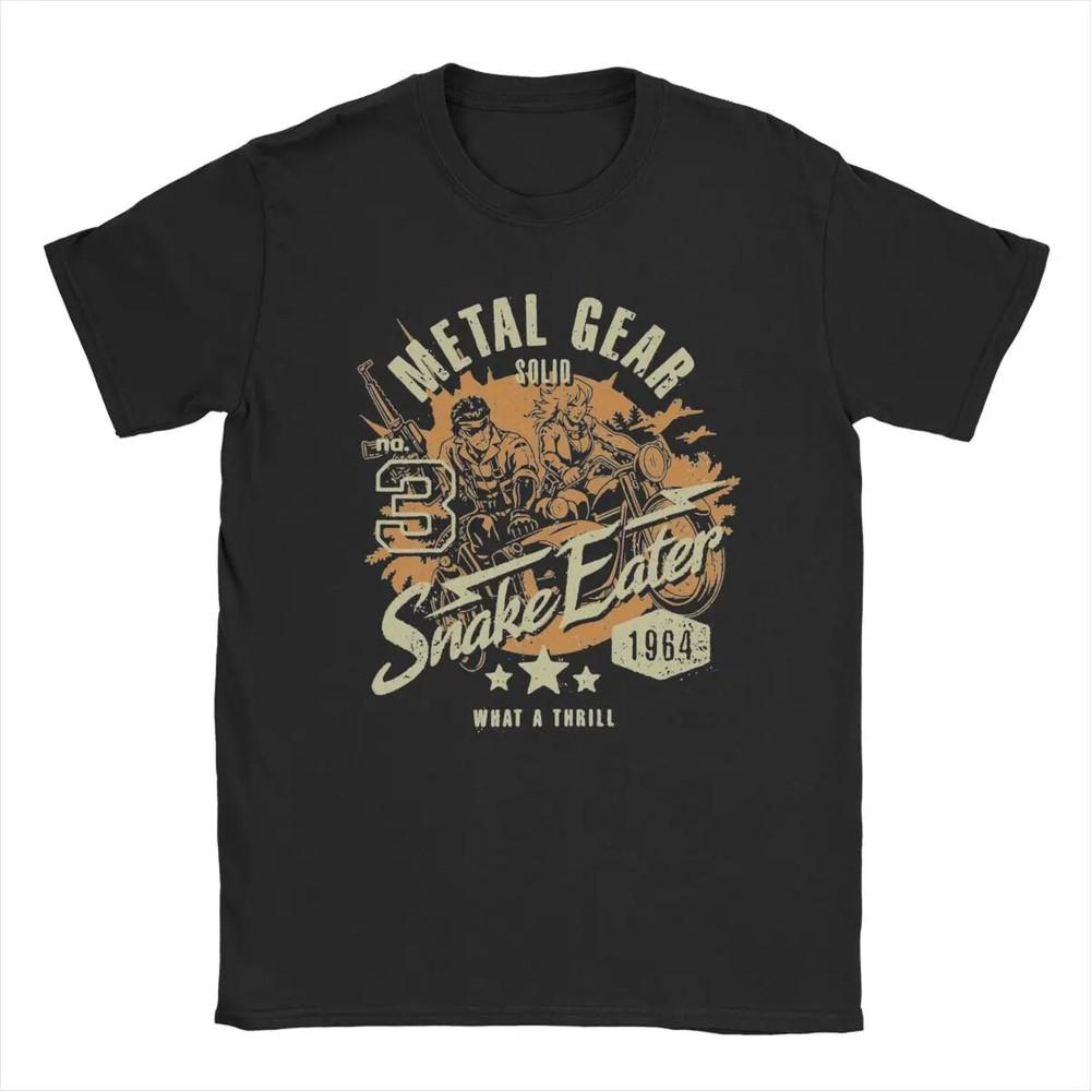 Men Metal Gear Solid 3 Snake Eater T Shirt Pure Cotton Clothing Awesome Short Unisex T-Shirt XXXXL