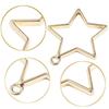 30 PCS/set of Handmade DIY Jewelry Accessories UV Crystal Silicone Mold Making Jewelry Pendants Geometric Hollow Frame Pendants