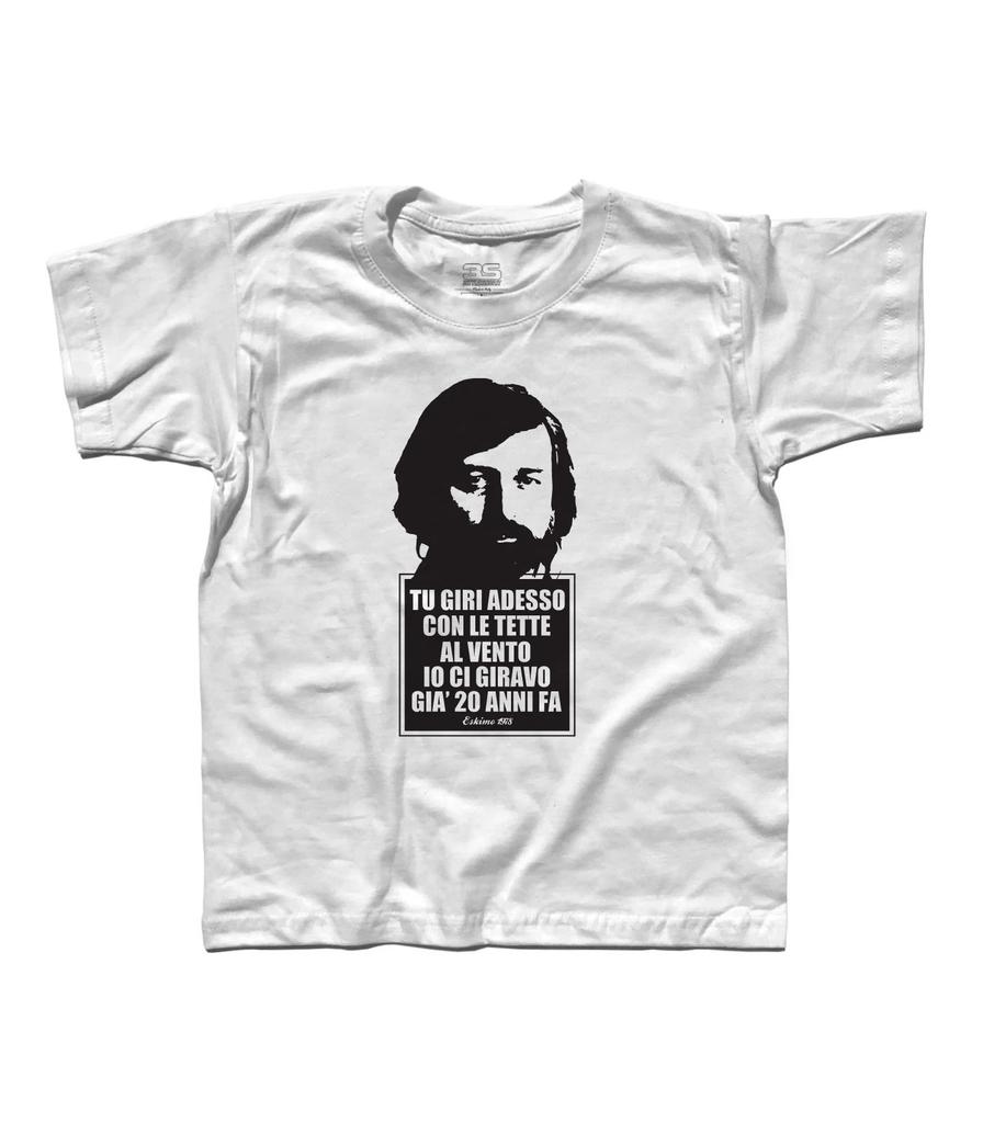 T-Shirt Baby Francesco Guccini Parka Tu Giri Adesso With Le t*** to the Wind