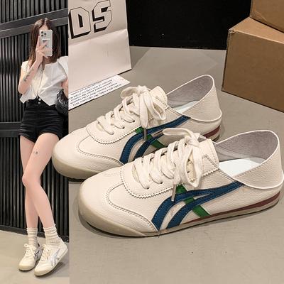 Fashion Retro Lightweight Versatile Flat-bottomed German Training Shoes Women's New Summer Soft-soled Sports Forrest Gump Board Shoes