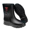 Water Shoes Men's Medium Tube Waterproof and Non-slip Soft Sole Fleece Rain Shoes Men's Fishing Shoes Rain Boots Takeaway Rider Work Rubber Shoes