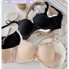 Traceless Lace Underwear Women's Small Breasts Gather and Show Big Palm Cup Shows Big No Steel Ring Close Breast Bra Cover