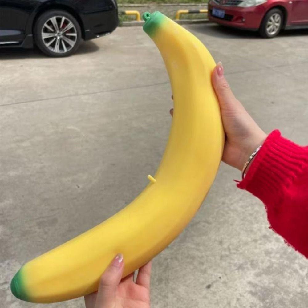 Sensory Simulated Banana Vent Toy Release Hand Slow Rebound Toy ADHD Support