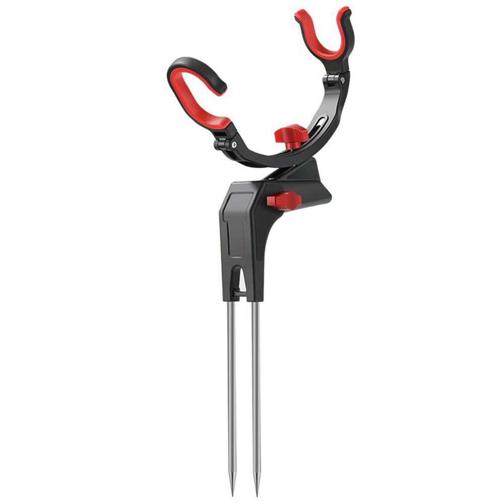 Z339 Multi-Function Fishing Rod Rack 360 Degree Adjustable Single Turret Fishing Pole Holder A