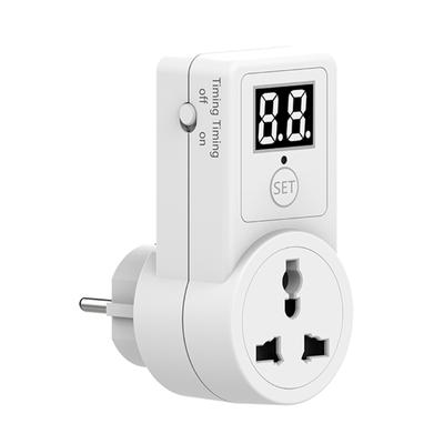 Energy Saving Digital Countdown Timer Switch Telephone Battery Vehicle Charging Electronic Timer Socket EU Plug For Home
