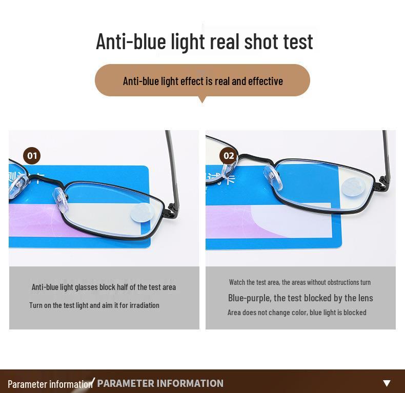 Stylish Black Frame Anti-Blue Light Reading Glasses for Women & Men