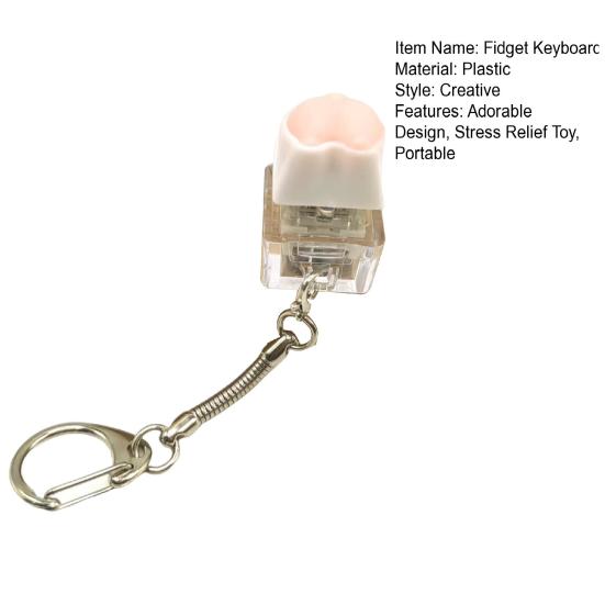 Cat Paw Keyboard Fidget Toy Stress Anxiety Relief Corgi Butt Keyboard