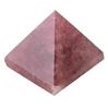Pyramide de guérison énergétique en cristal de quartz 100 % naturel, décoration d'intérieur
