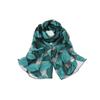 1 Pcs Embroidered Flower Simulation Silk Scarf Transparent Lace Leaf Scarf Sunscreen Shawl Beach Towel Muslim Headscarf