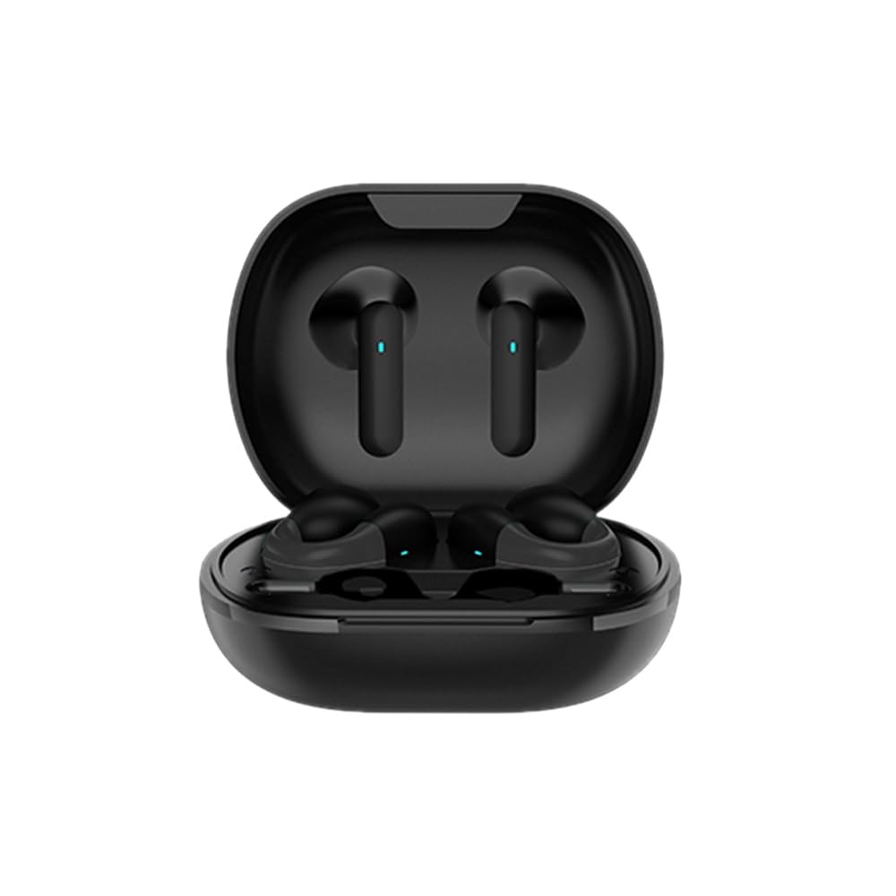 

Bluetooth Wireless Air Conduction Set of 2 Ear Clip 2 Pairs of Can be Used by 2 People at the Same ENC Noise Left and Right Separated Compatible with чорний