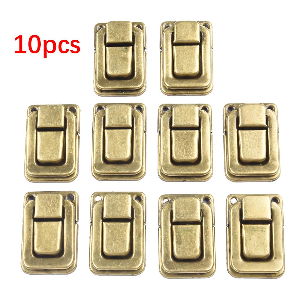 10PCS Vintage Luggage Buckle for Wooden Box Trunk Chest Jewelry Case Cabinet Drawer and DIY Furniture Hardware