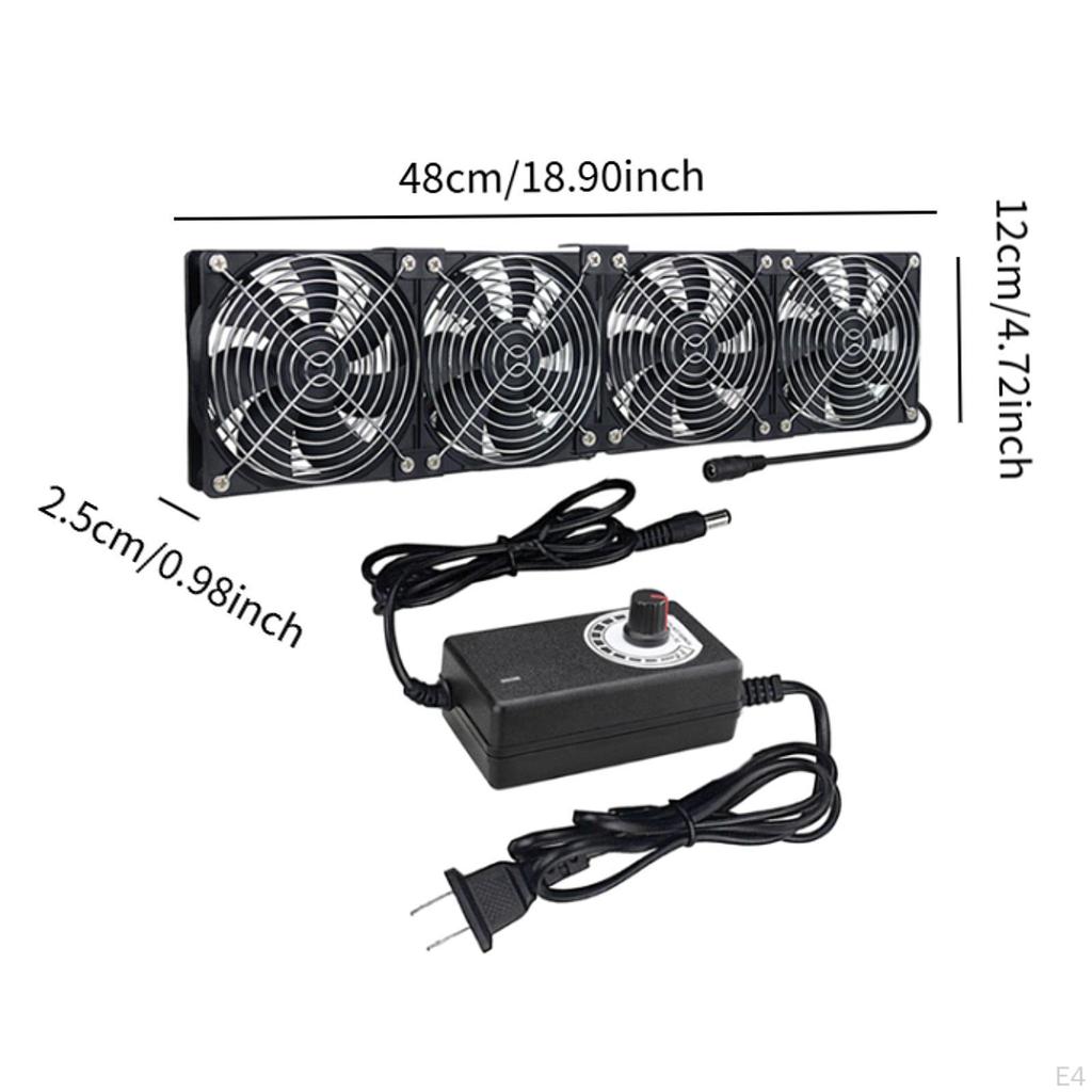 Brushless Cooling Fan Router Adjustable Multipurpose Portable Server Computer Cabinet
