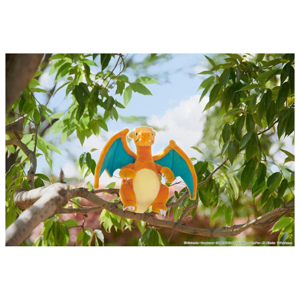TAKARATOMY Taschenmonster Pokemon Ich habe mich für Plüsch Charizard entschieden Breite 27cm ARTS you! ca.